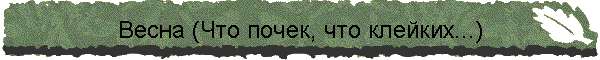 Весна (Что почек, что клейких...)